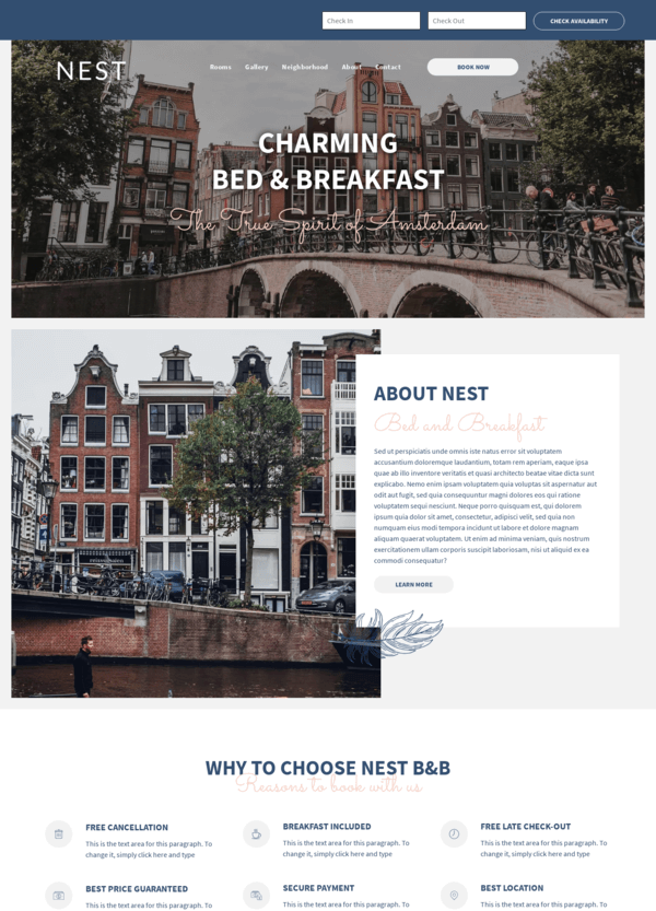 Hotel Website Template