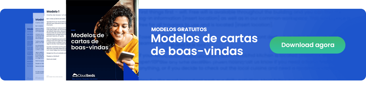 Modelos de cartas de boas-vindas